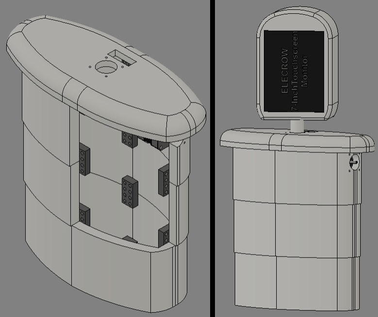The original CAD design of PEA
