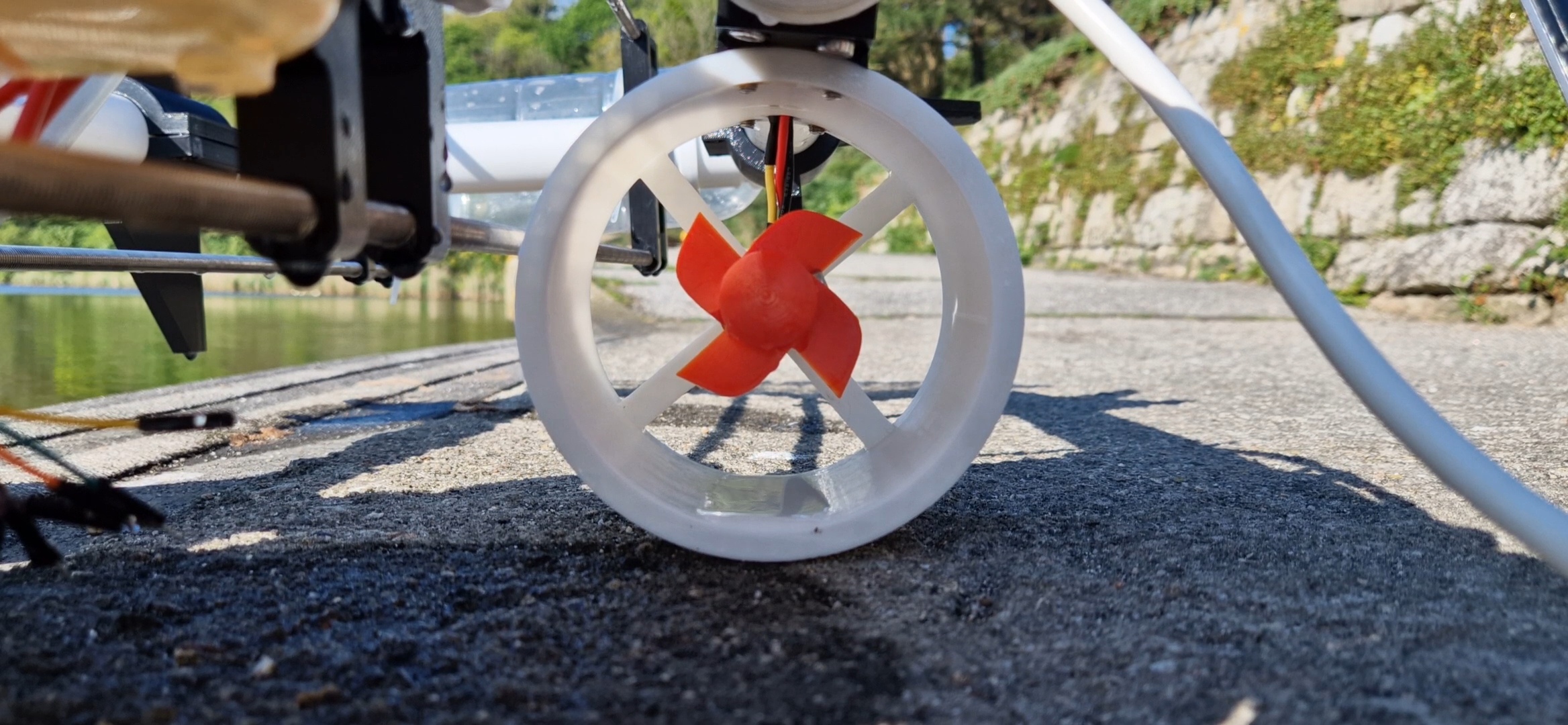 Prop mounted onto SASSIE